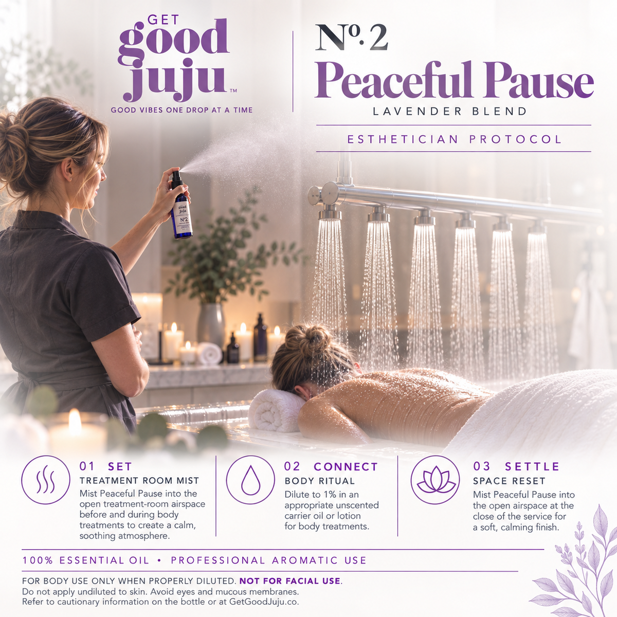 No. 2 Peaceful Pause  - Lavender Essential Oil Blend