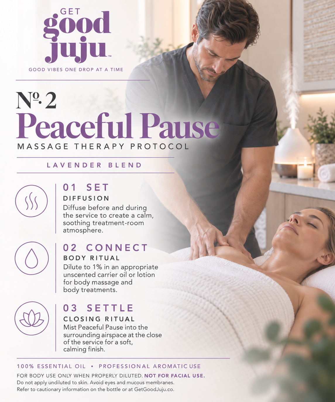 No. 2 Peaceful Pause  - Lavender Essential Oil Blend