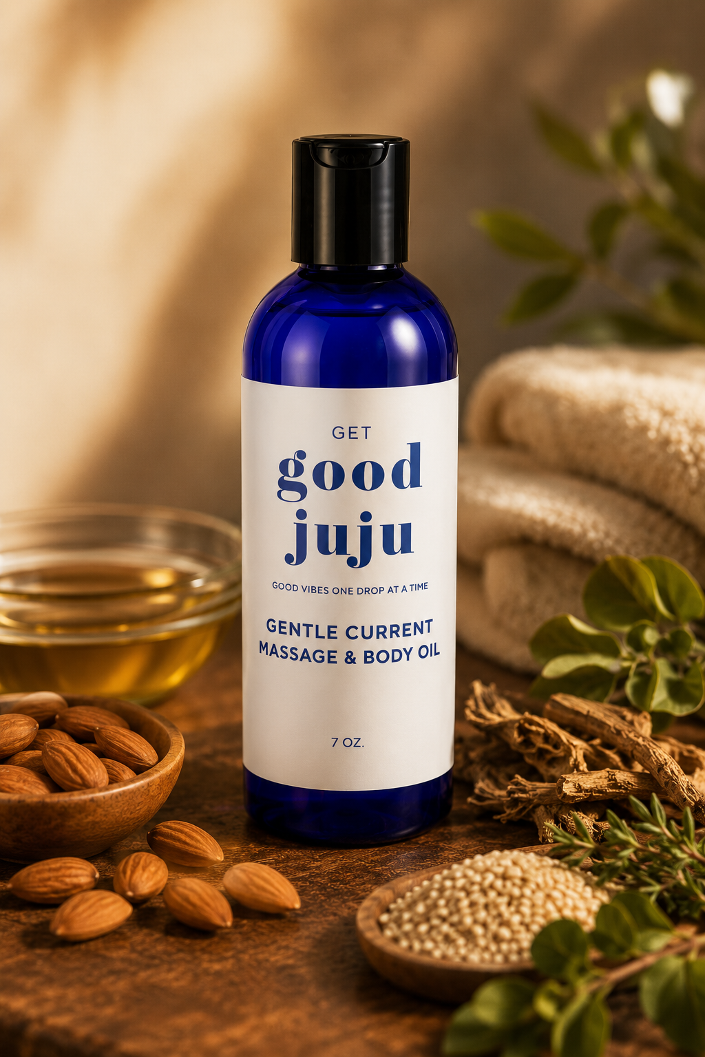 Gentle Current Massage Oil 7 oz.